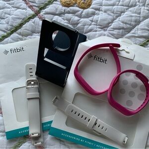 Fitbit bands & charging stand for smart watch